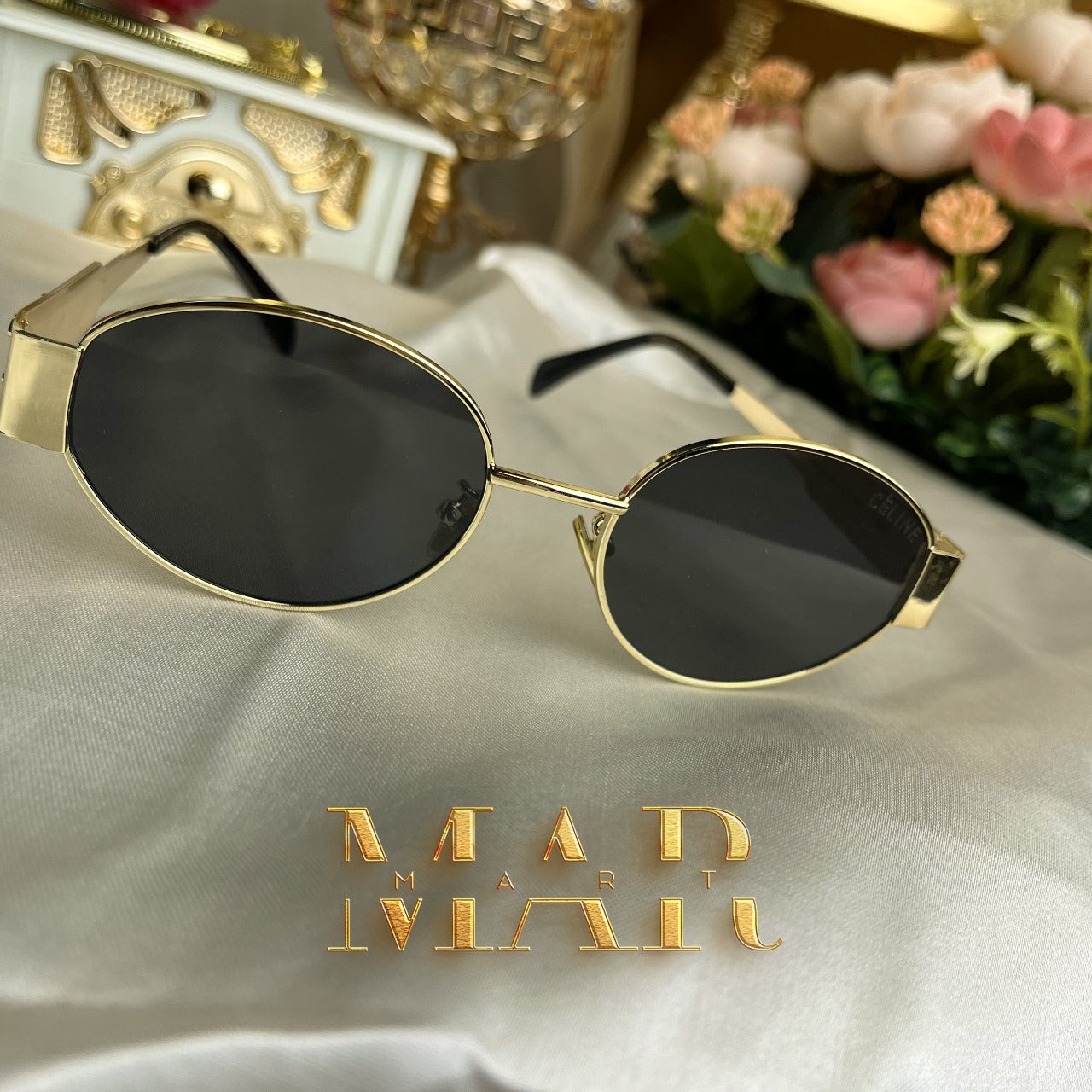Celine 18K Premium Sunglass – Oval & Diamond Shape