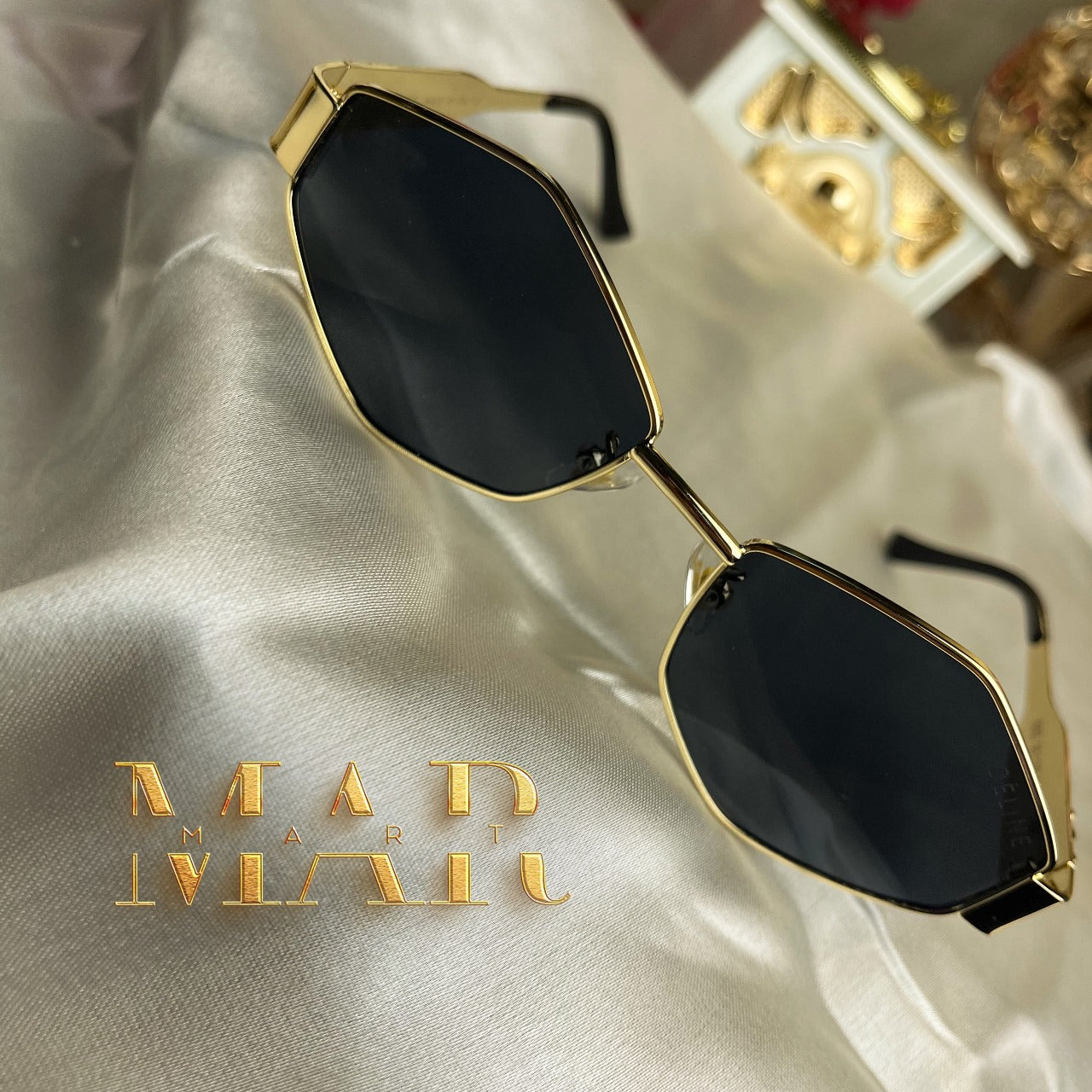 Celine 18K Premium Sunglass – Oval & Diamond Shape