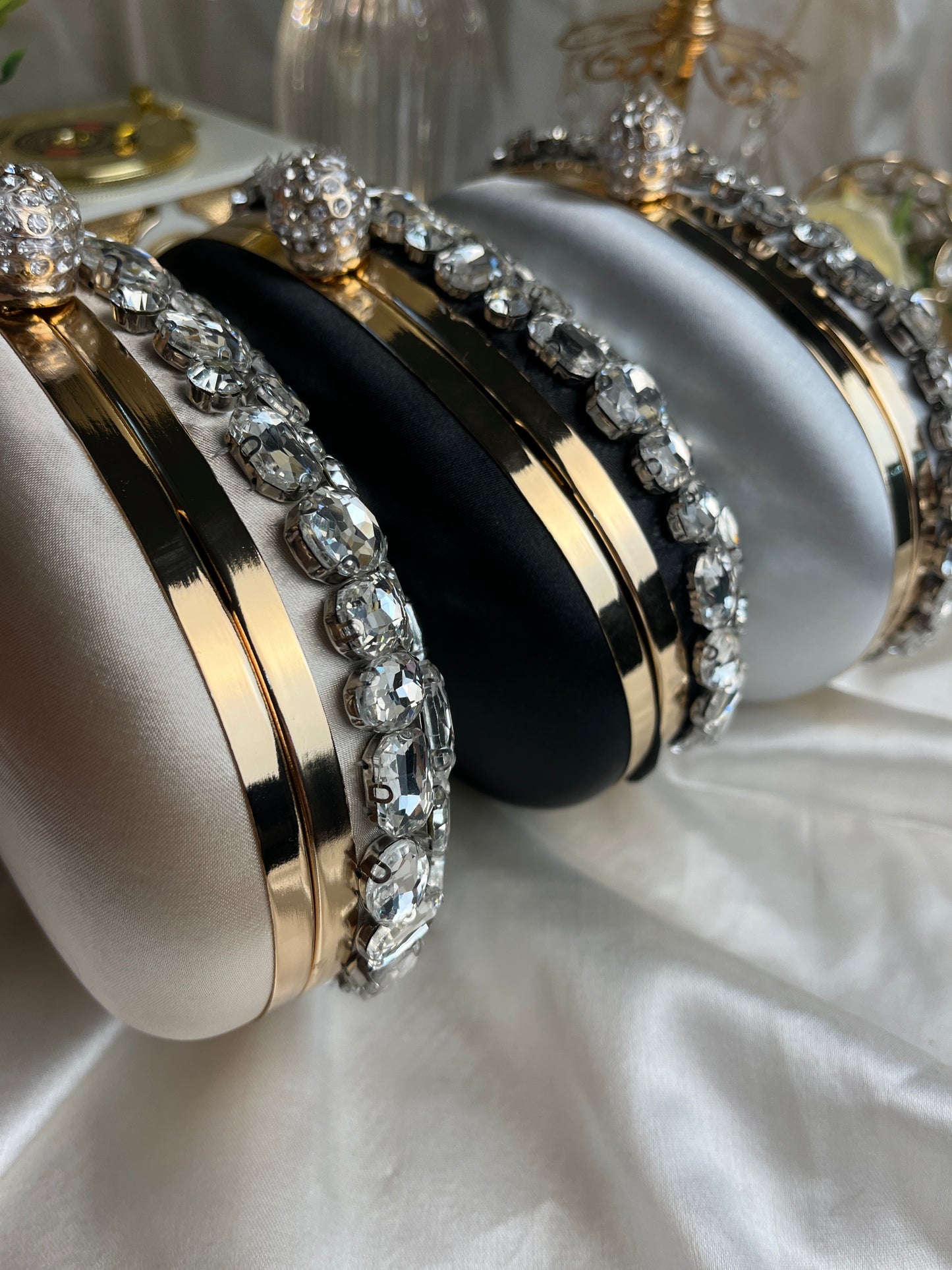 All Over Stone Purse – Luxury Stone Purse for Party & Wedding