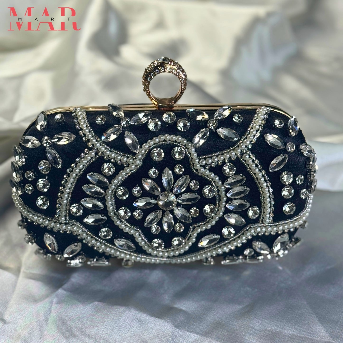 Bridal Handmade Luxury Stone Purse