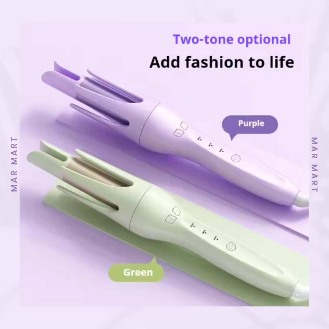 Automatic Hair Curler + Heat Protection Spray + Setting Spray | Perfect Curls at Home