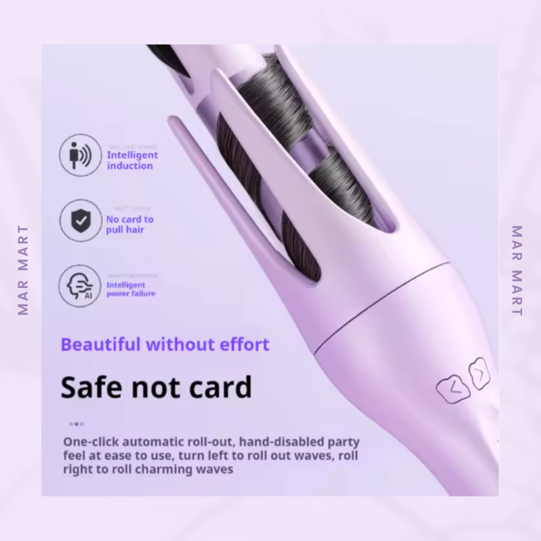 Automatic Hair Curler + Heat Protection Spray + Setting Spray | Perfect Curls at Home