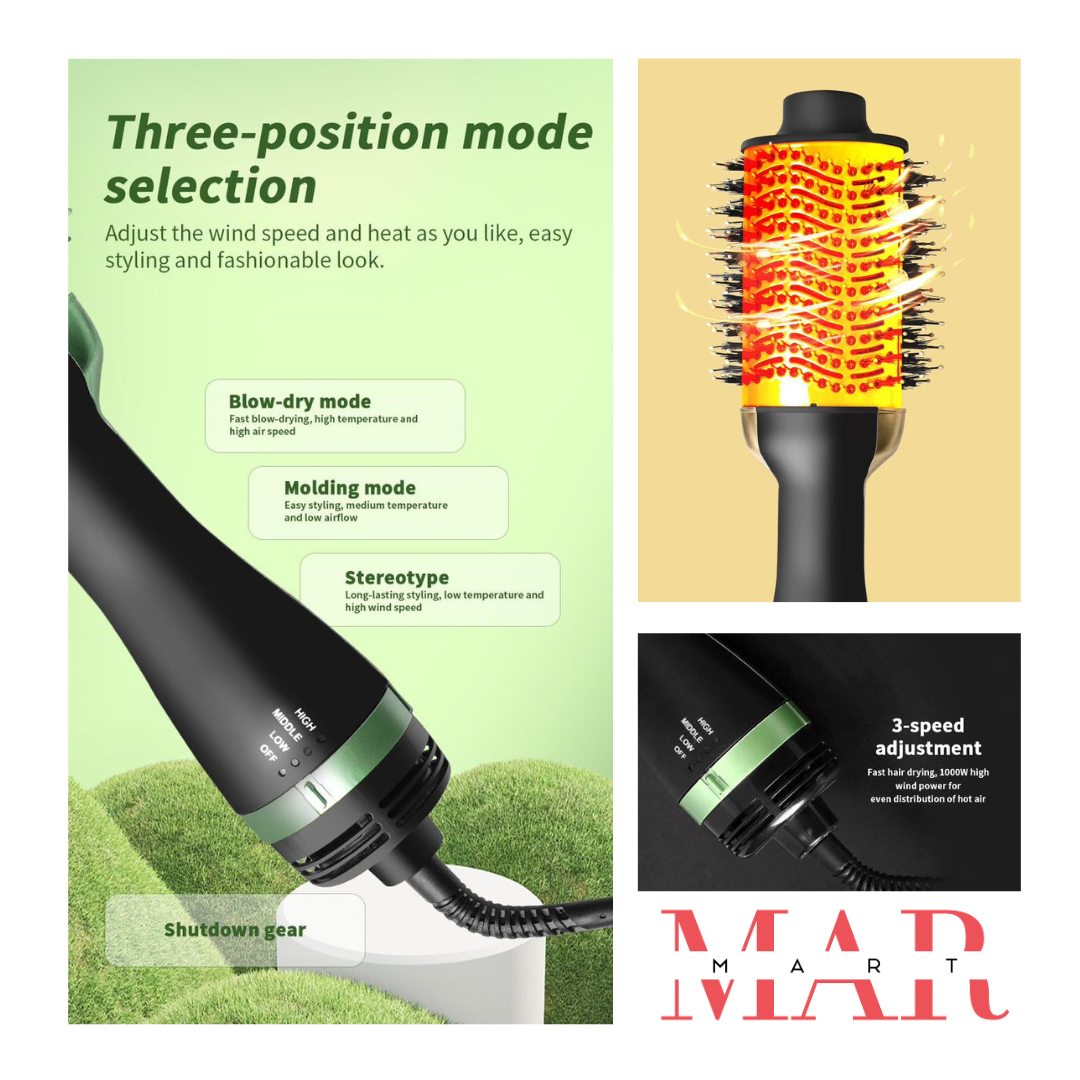 3D Pro – 2000W One Step Dryer & Styler