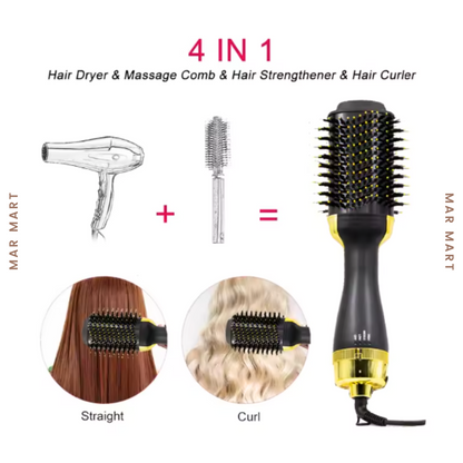 4 in 1 Hair Dryer & Styler + ফ্রি Heat Protection Spray!!