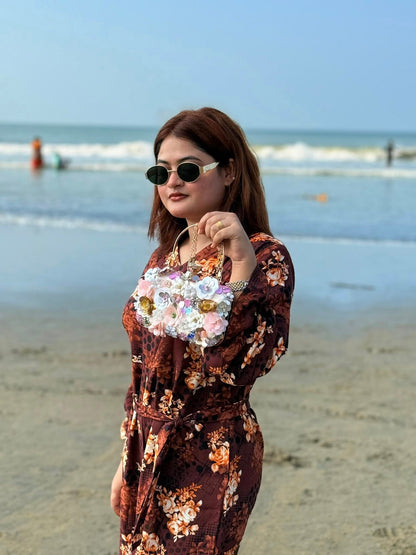 Wedding Purse with Long Chain