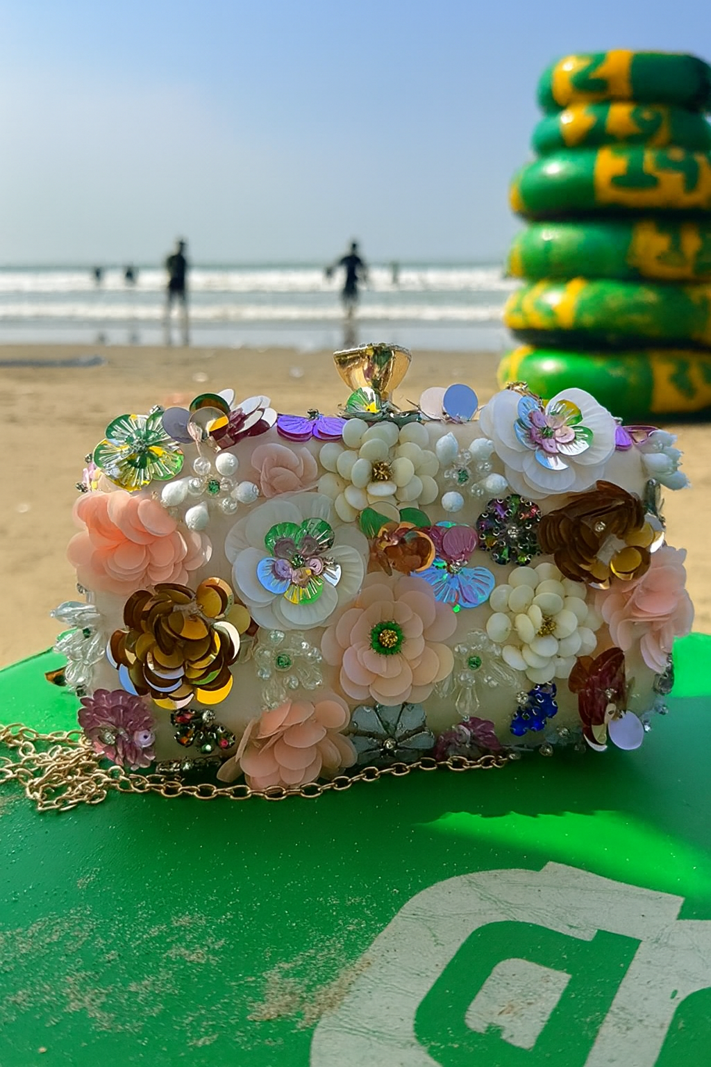 Wedding Purse with Long Chain