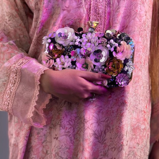 Wedding Purse with Long Chain
