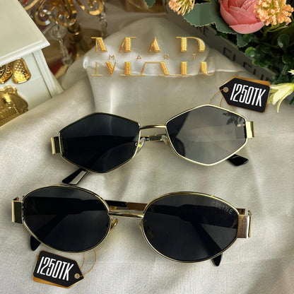 Celine 18K Premium Sunglass – Oval & Diamond Shape
