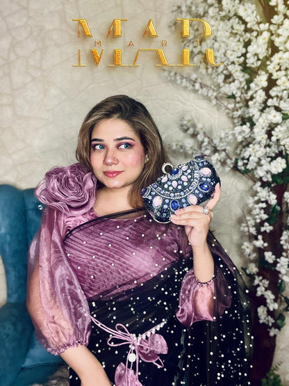 Big Stone Purse – Luxury Crystal Clutch