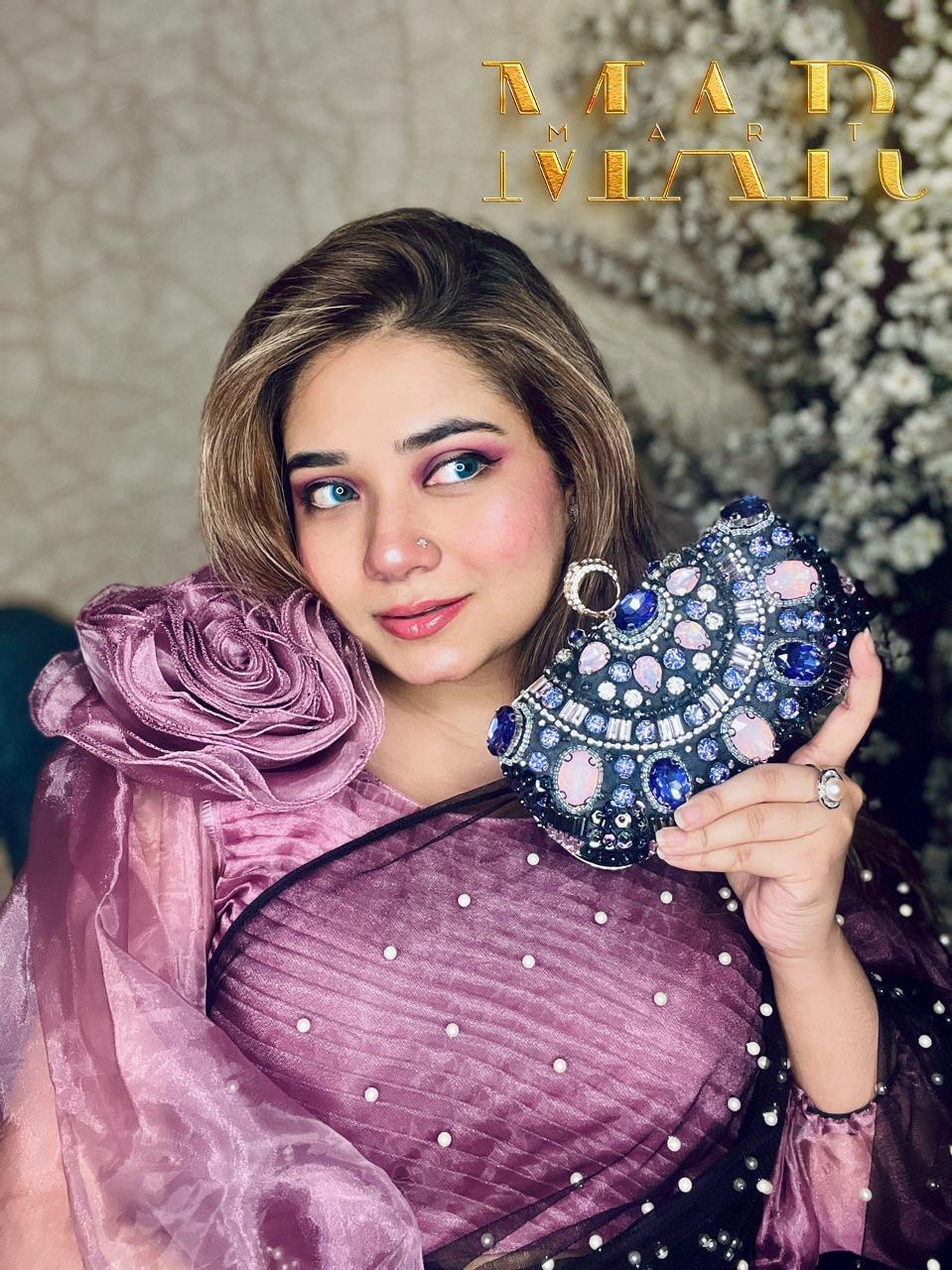 Big Stone Purse – Luxury Crystal Clutch