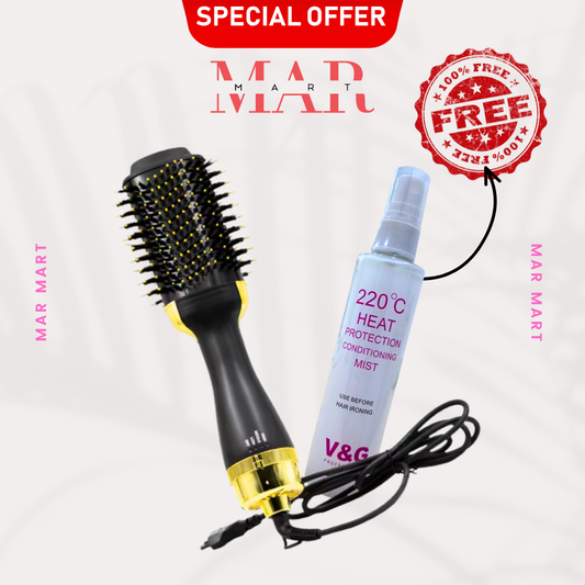 4 in 1 Hair Dryer & Styler + ফ্রি Heat Protection Spray!!